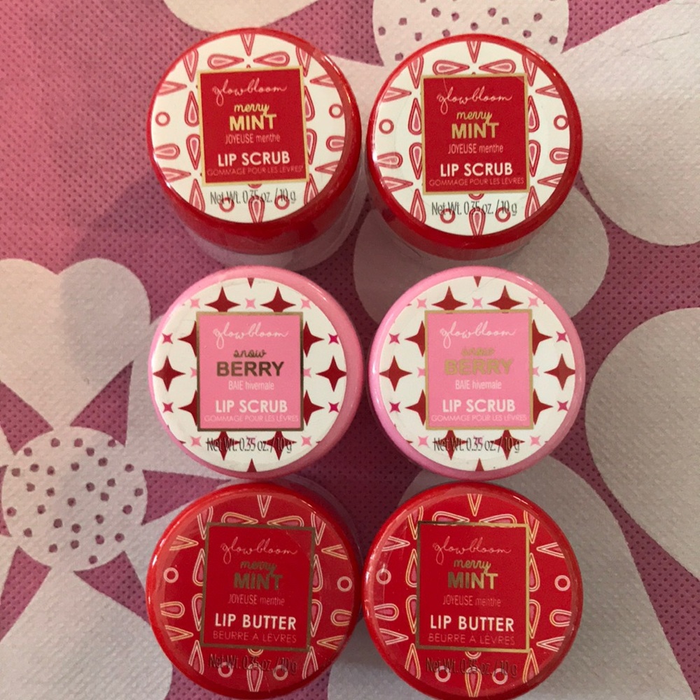 Lot of 6 Lip Care -Lip Scrub and Lip Butter